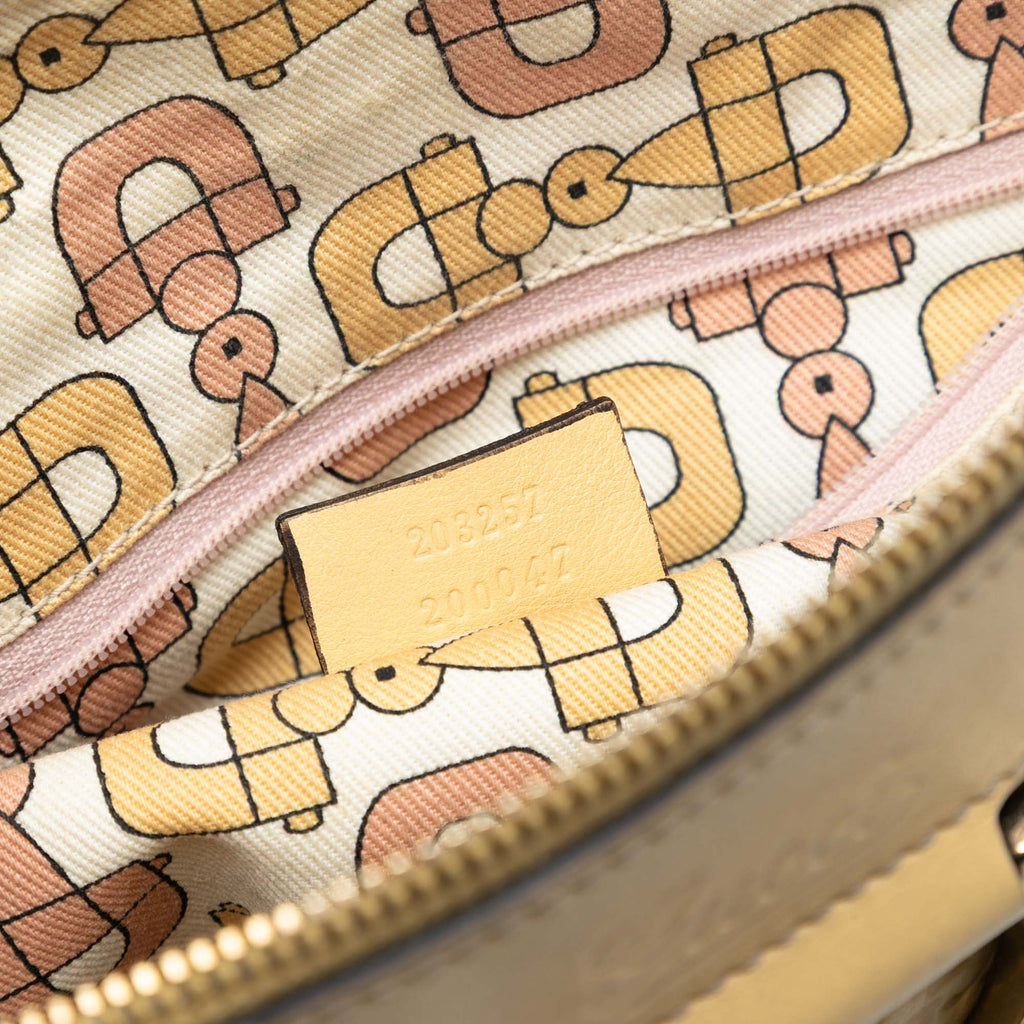 D Ring Messenger Bag Guccissima Leather Small