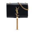Classic Monogram Tassel Crossbody Bag Leather Small