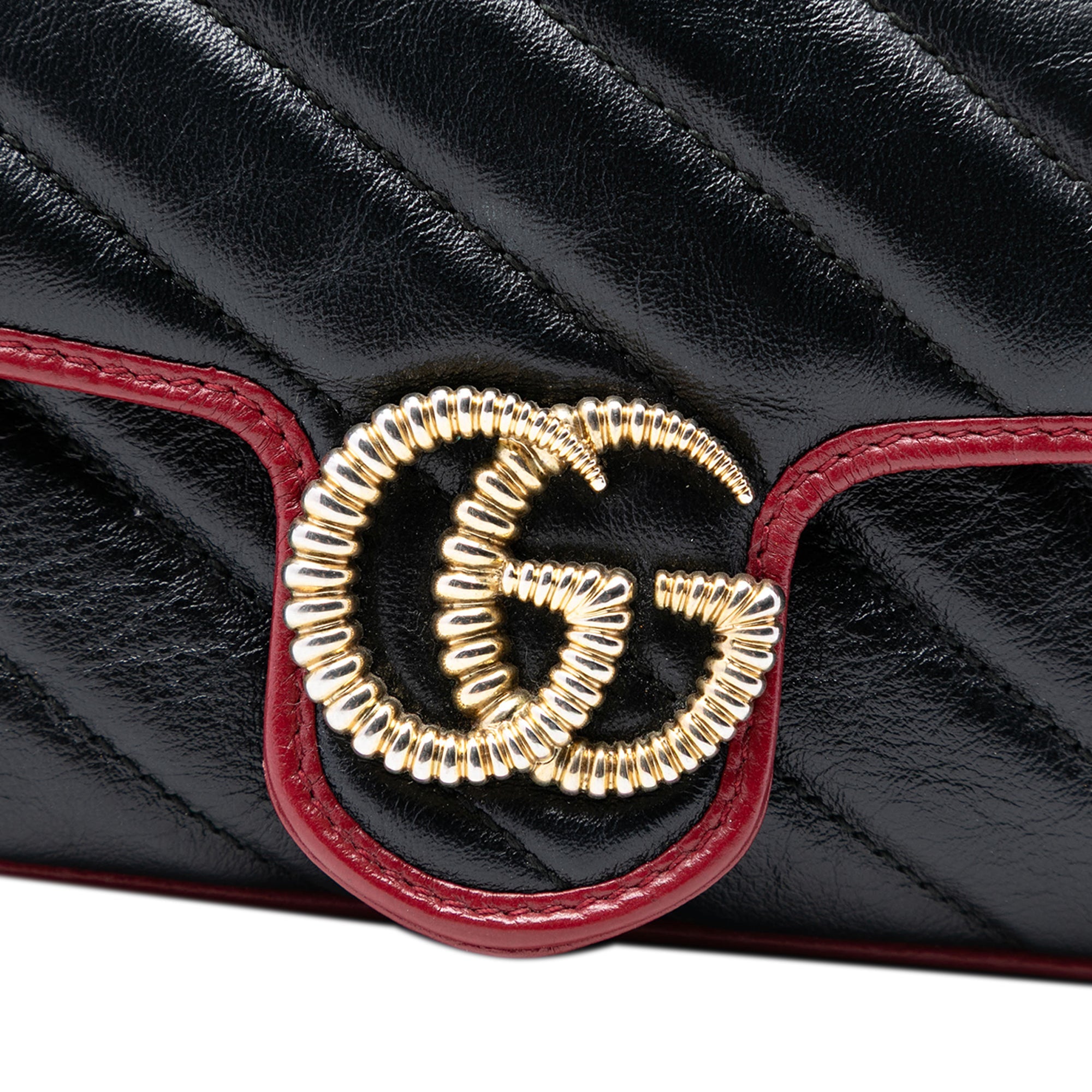 GG Marmont Flap Bag Diagonal Quilted Leather Super Mini