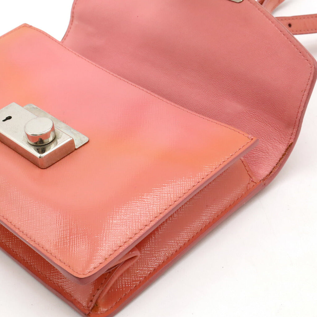 Convertible Sound Bag Vernice Saffiano Leather Mini