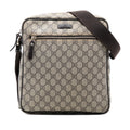 Front Zip Messenger GG Coated Canvas Medium