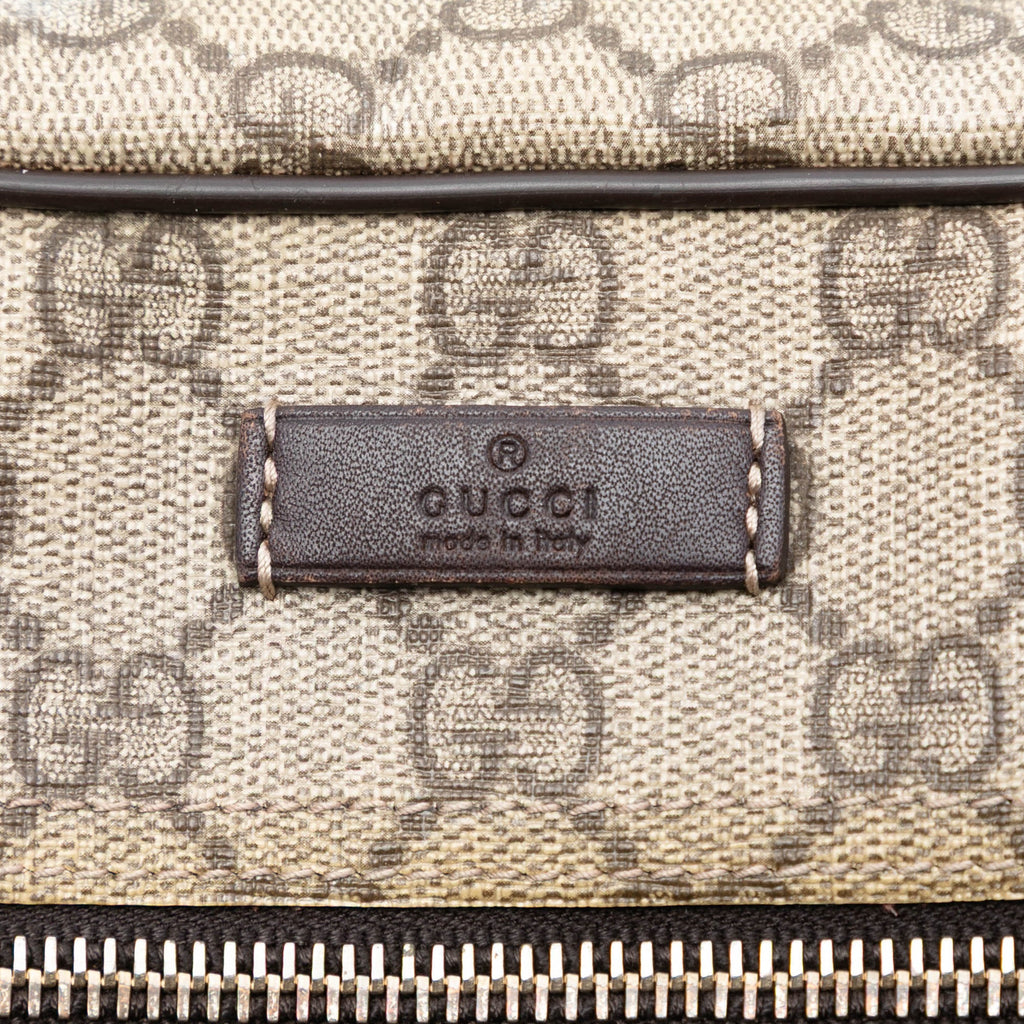 Front Zip Messenger GG Coated Canvas Medium