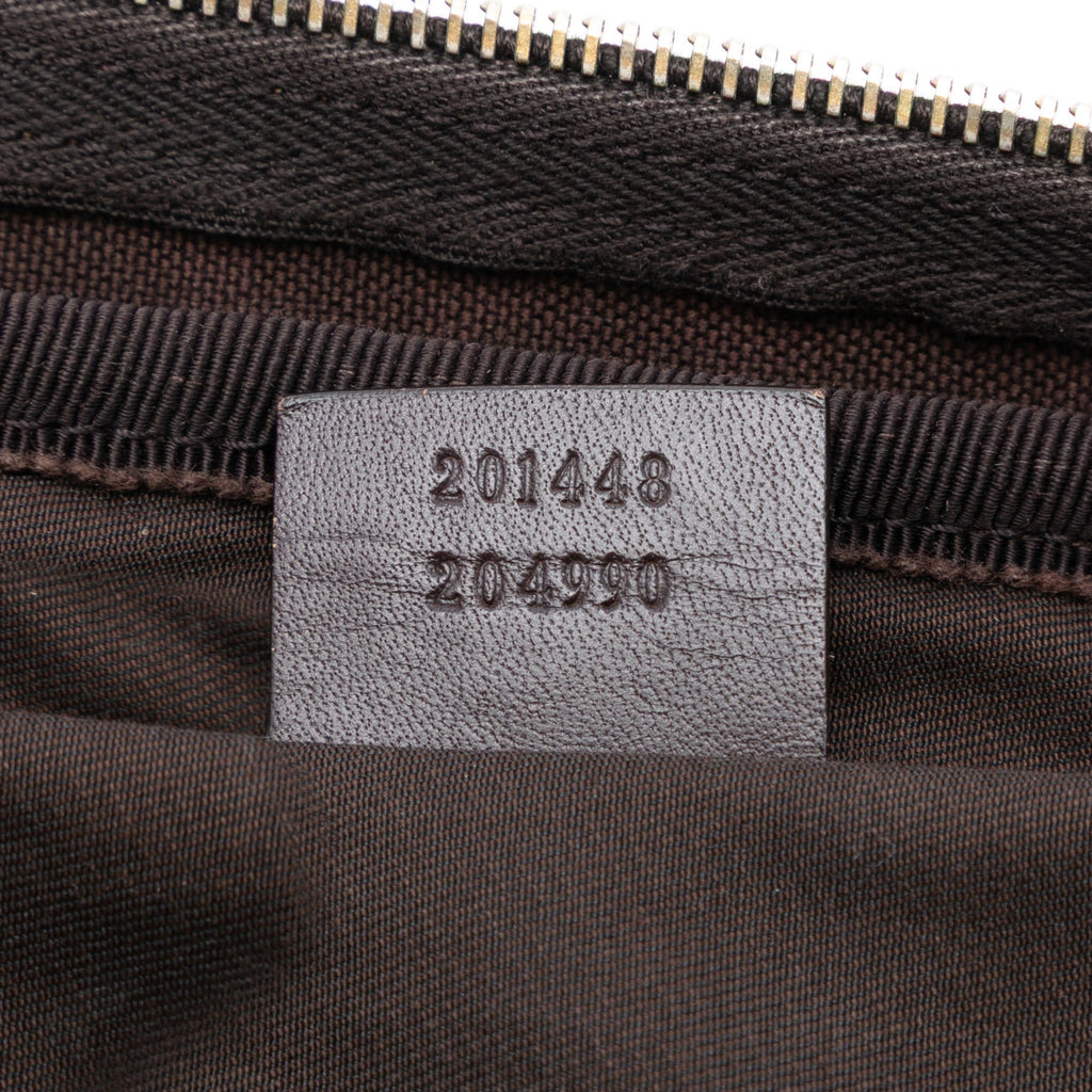 Front Zip Messenger GG Coated Canvas Medium