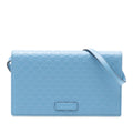 Wallet on Strap Microguccissima Leather