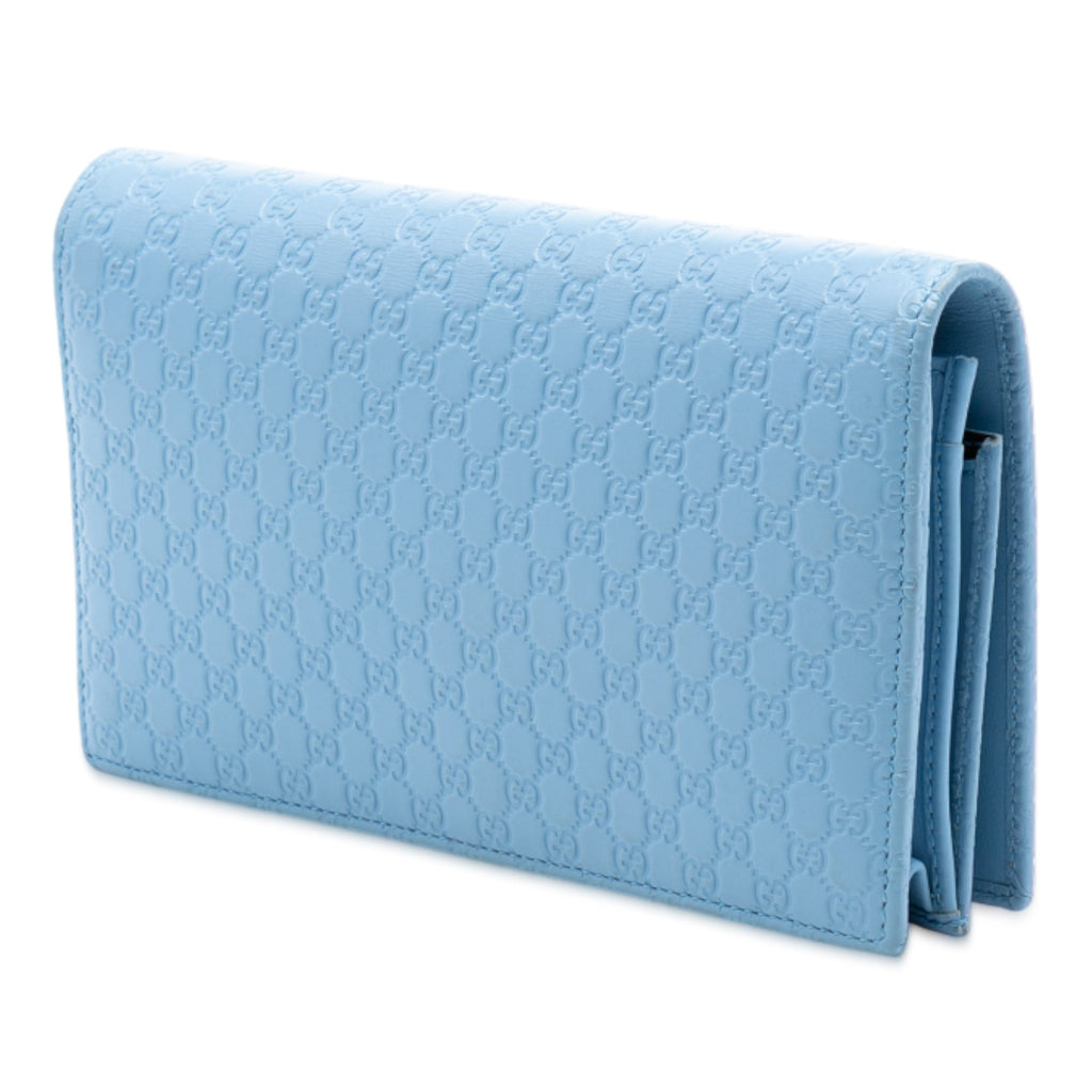 Wallet on Strap Microguccissima Leather