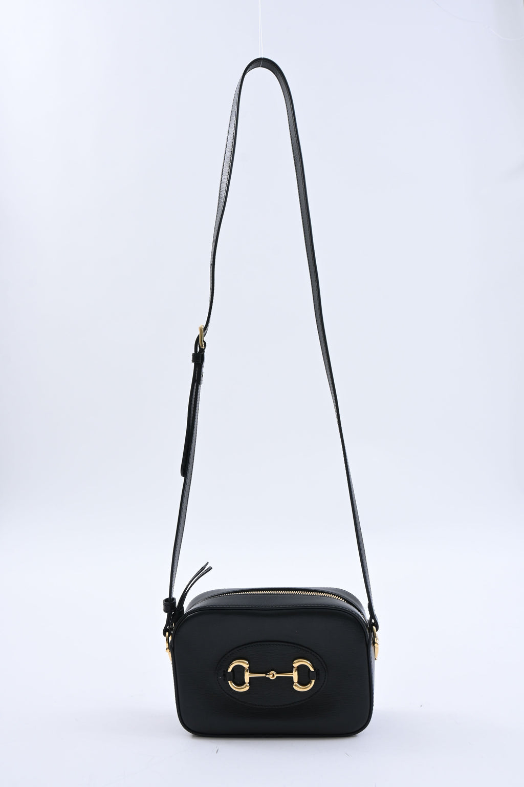 Horsebit 1955 Flap Pocket Camera Bag Leather Small