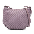 Saddle Zip Messenger Bag Intrecciato Nappa Small