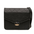 Thread Around Wallet on Chain Quilted Caviar