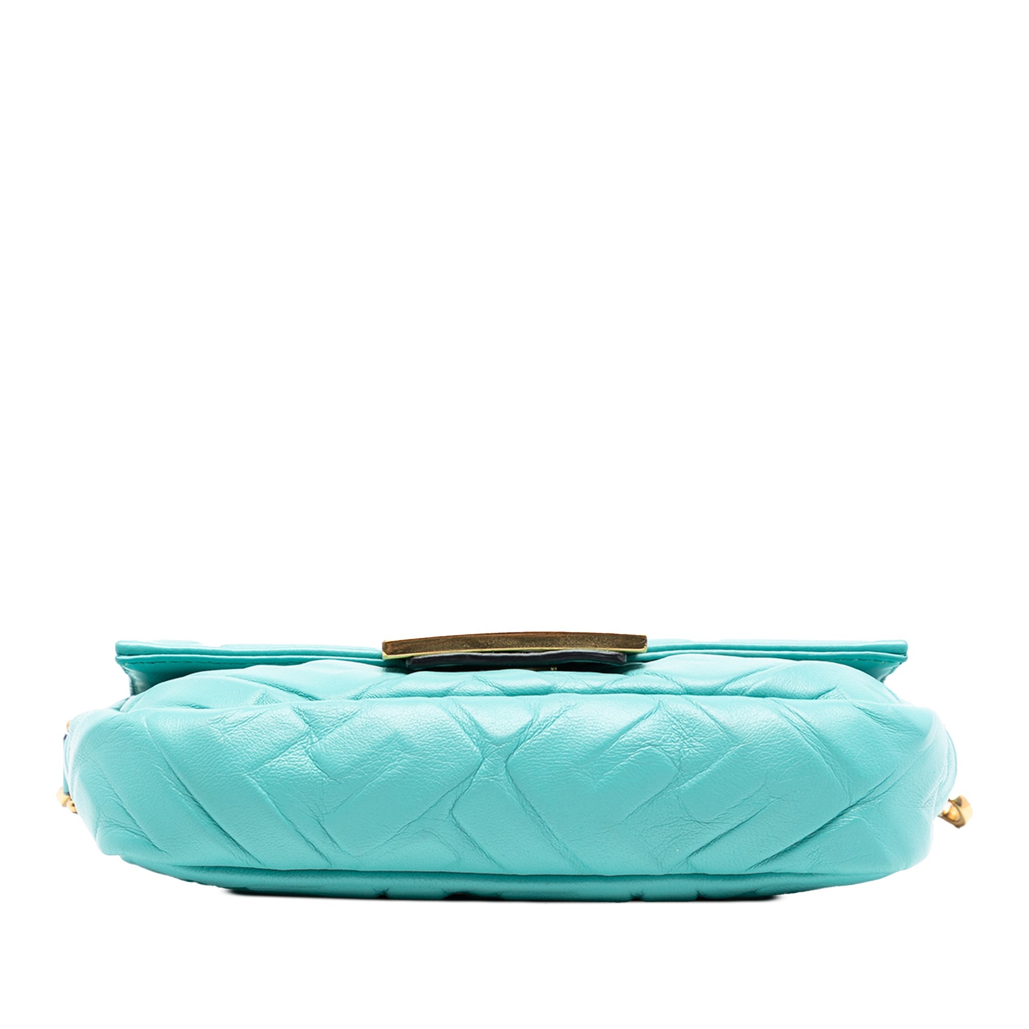 Baguette NM Bag Zucca Embossed Leather Mini