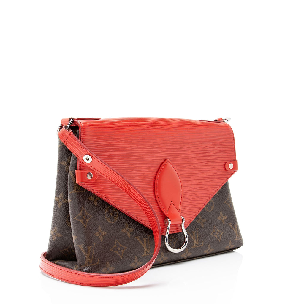 Saint Michel Handbag Monogram Canvas and Epi Leather