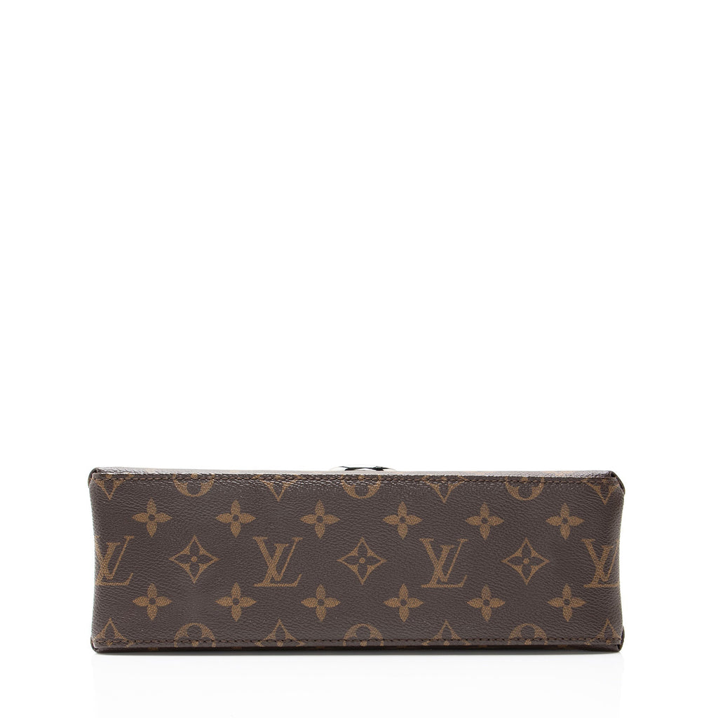 Saint Michel Handbag Monogram Canvas and Epi Leather