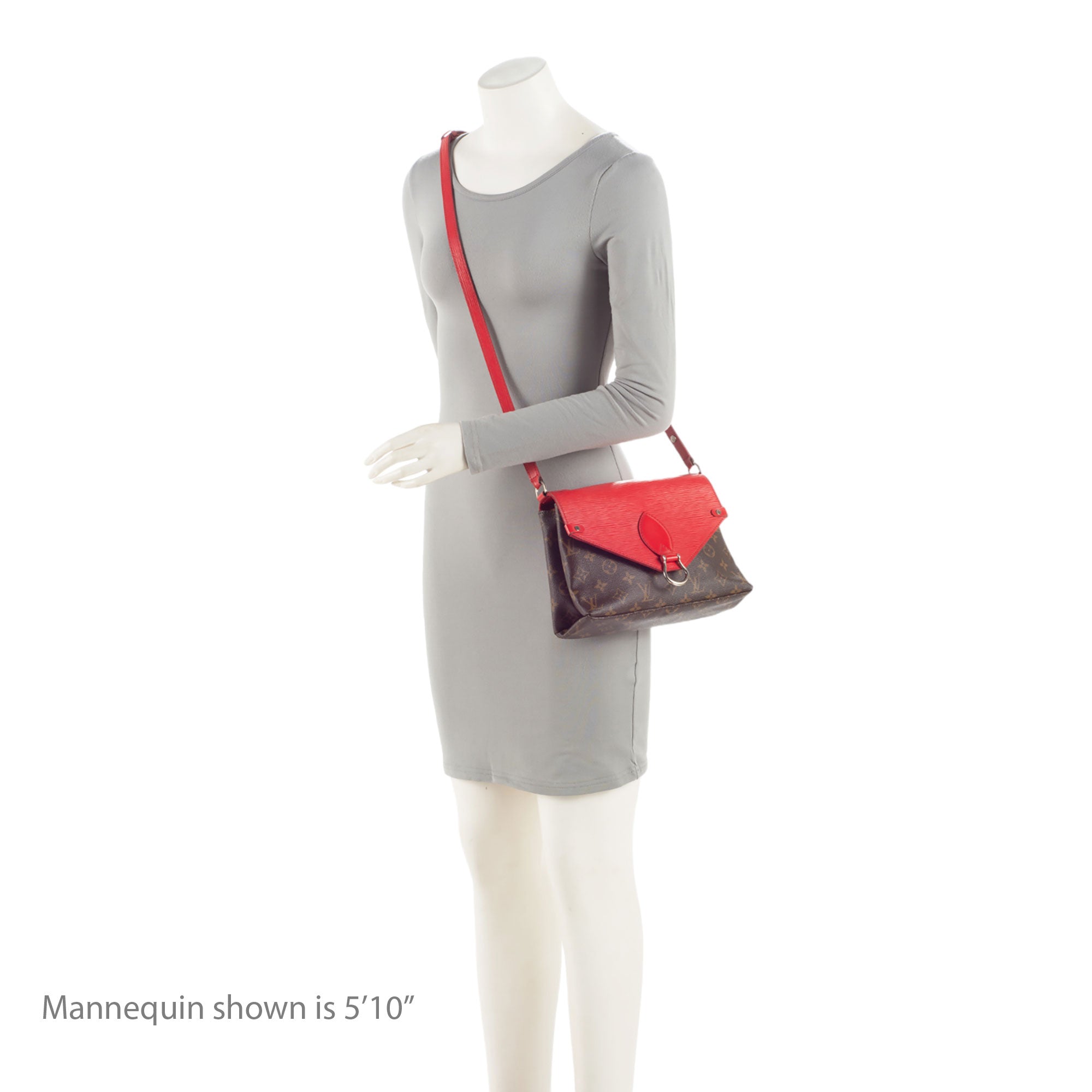 Saint Michel Handbag Monogram Canvas and Epi Leather