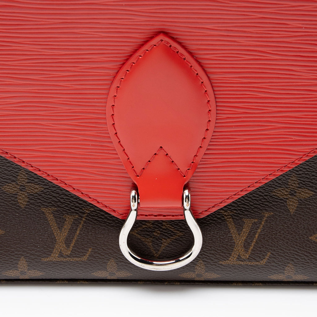 Saint Michel Handbag Monogram Canvas and Epi Leather