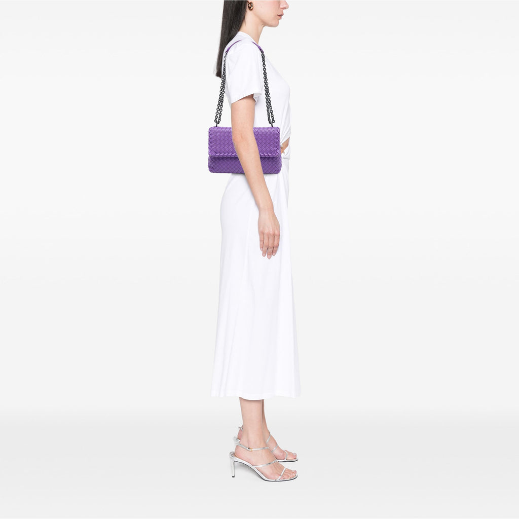 Olimpia Crossbody Bag Intrecciato Nappa Small