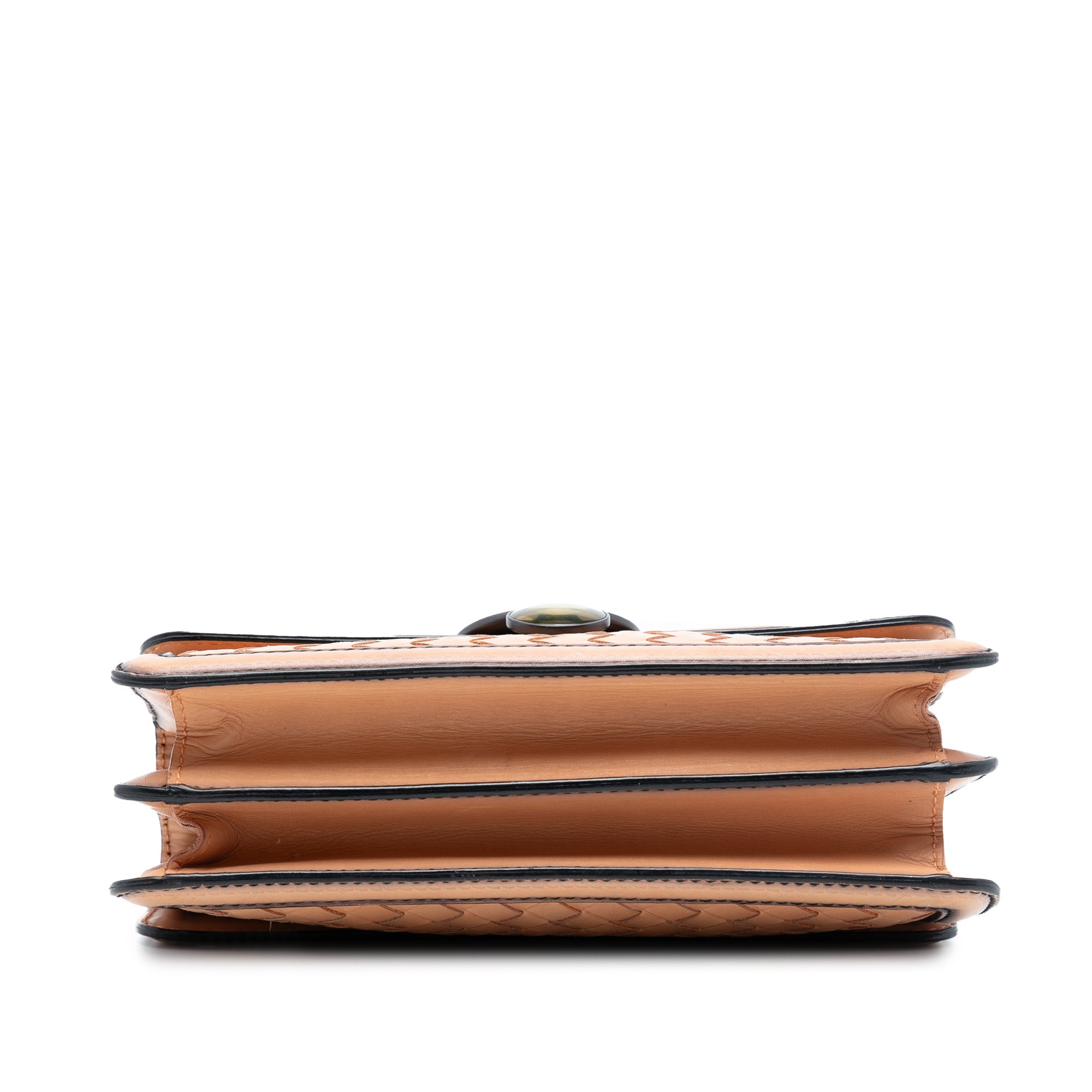 Olimpia Knot Chain Clutch Intrecciato Nappa