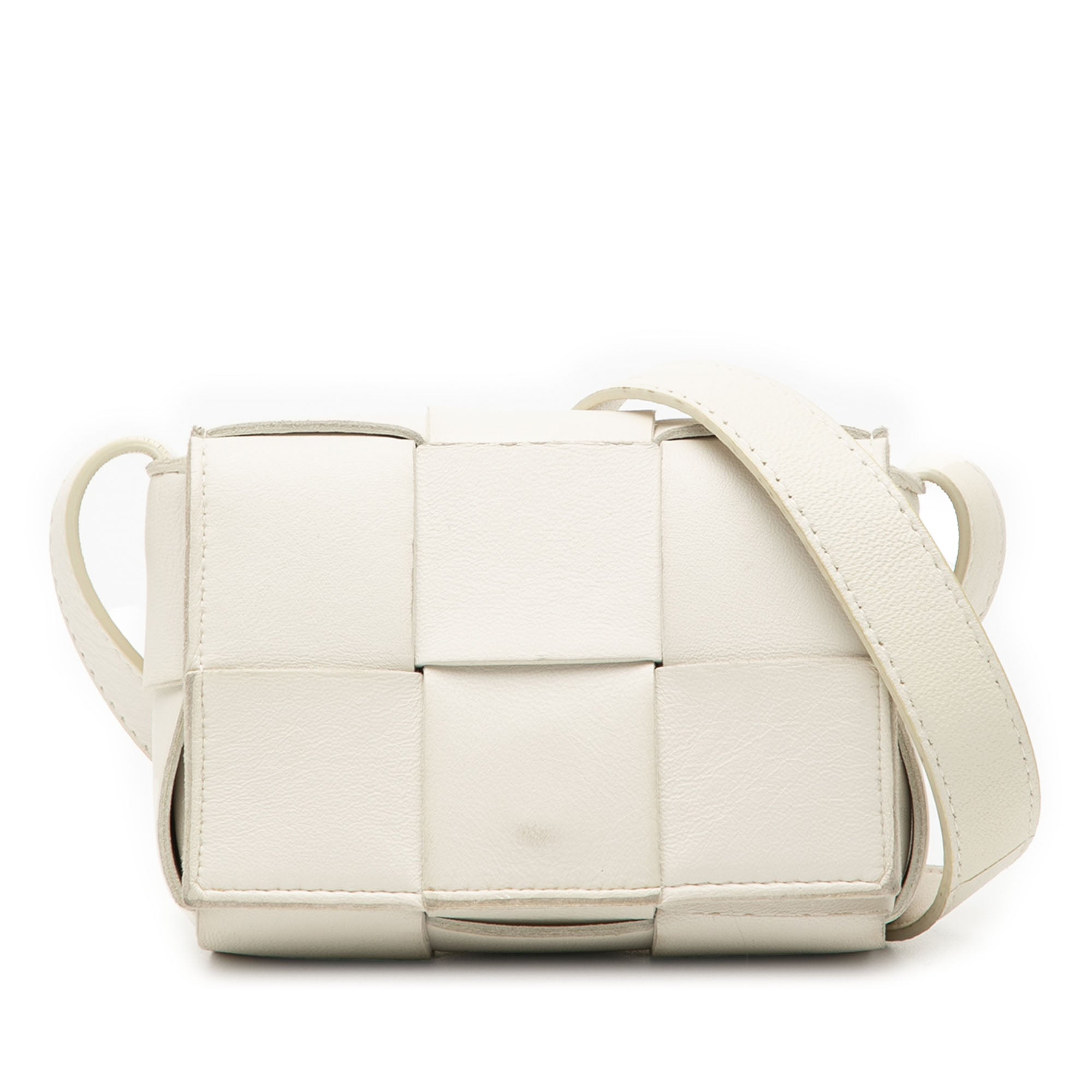 Cassette Crossbody Bag Maxi Intrecciato Leather