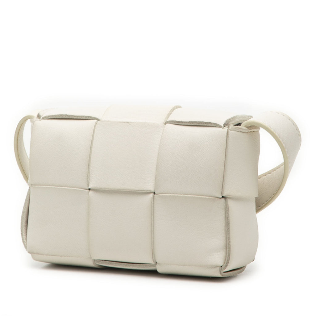 Cassette Crossbody Bag Maxi Intrecciato Leather