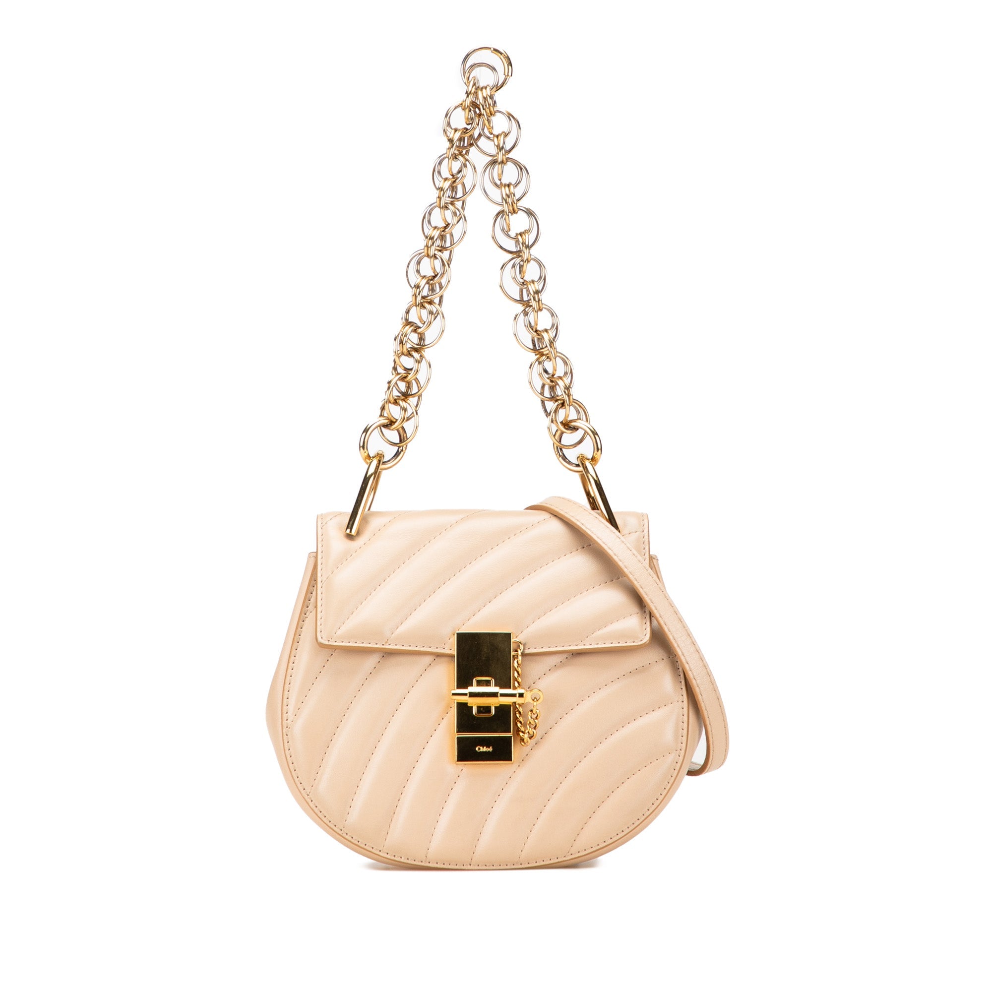 Drew Bijou Crossbody Bag Quilted Leather Mini