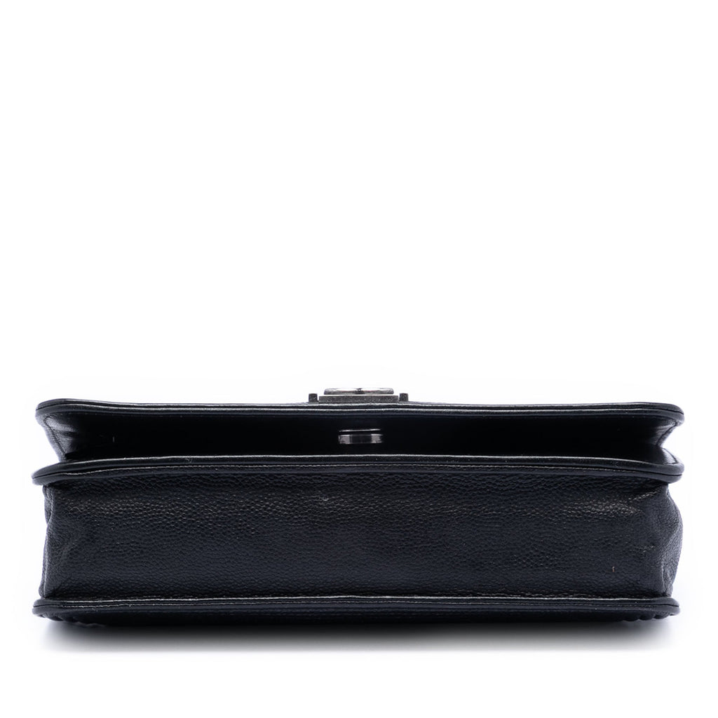 Boy Wallet on Chain Quilted Caviar