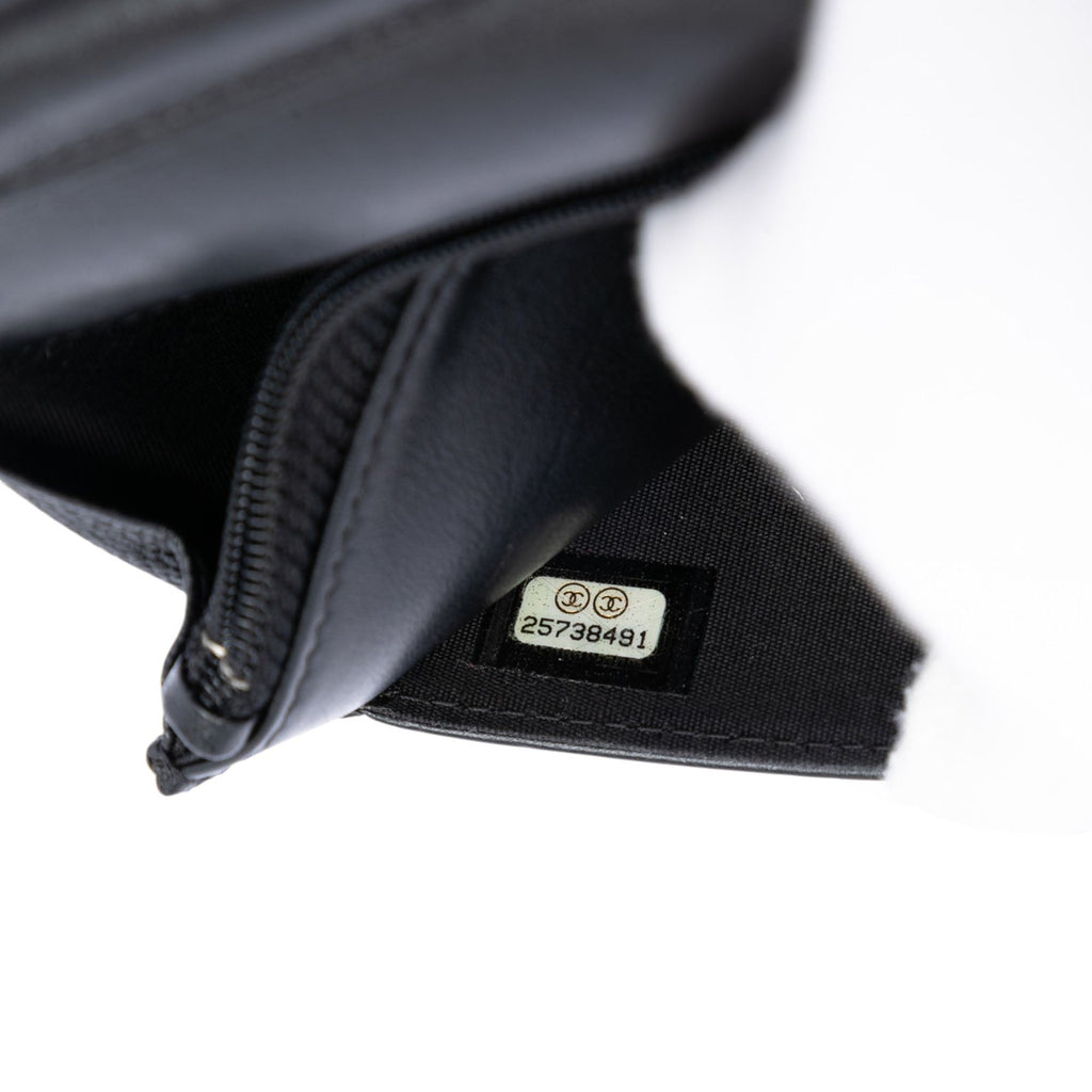 Boy Wallet on Chain Quilted Caviar