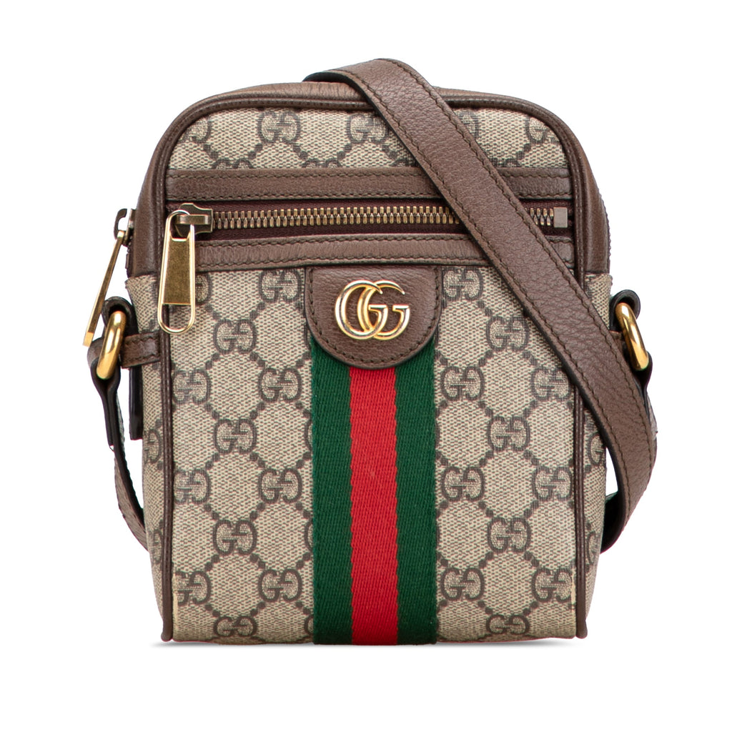 Ophidia Messenger Bag GG Coated Canvas Mini