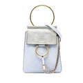 Faye Bracelet Crossbody Bag Leather and Suede Mini