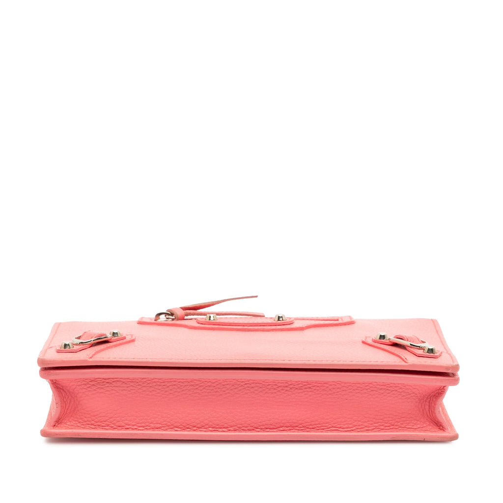 City Classic Studs Wallet on Chain Leather Small
