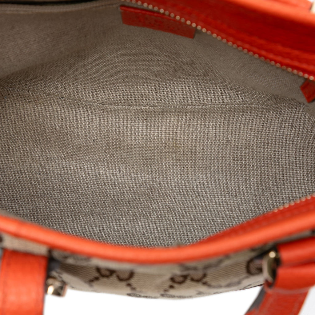 Bree Convertible Tote GG Canvas with Leather Small