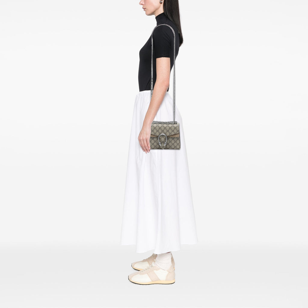 Dionysus Bag GG Coated Canvas Mini