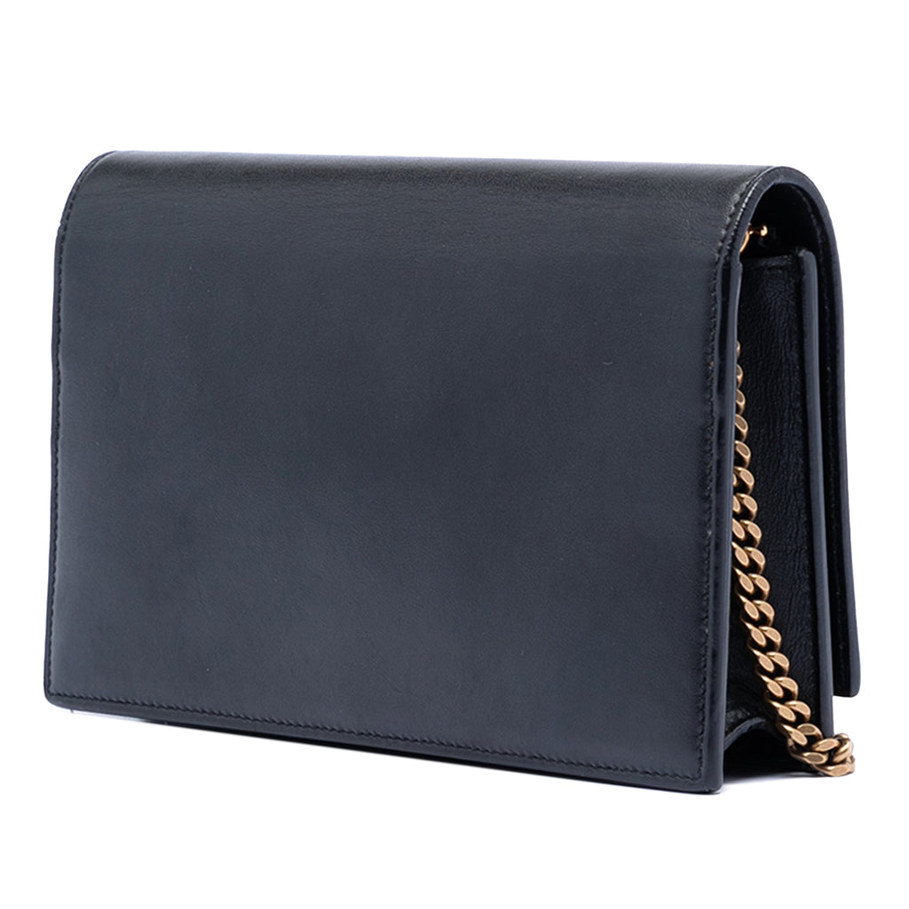 Classic Monogram Tassel Chain Wallet Leather