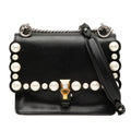 Kan I Bag Pearl Embellished Leather Small