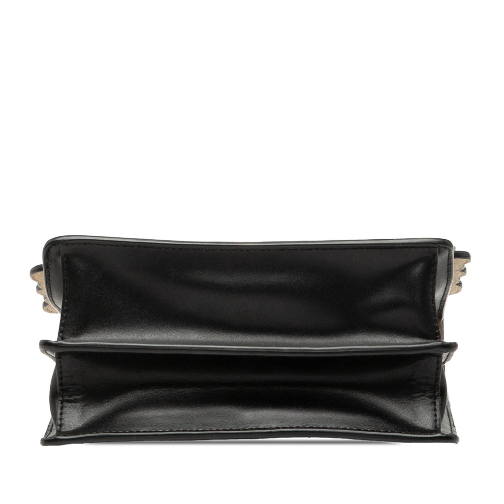 Kan I Bag Pearl Embellished Leather Small