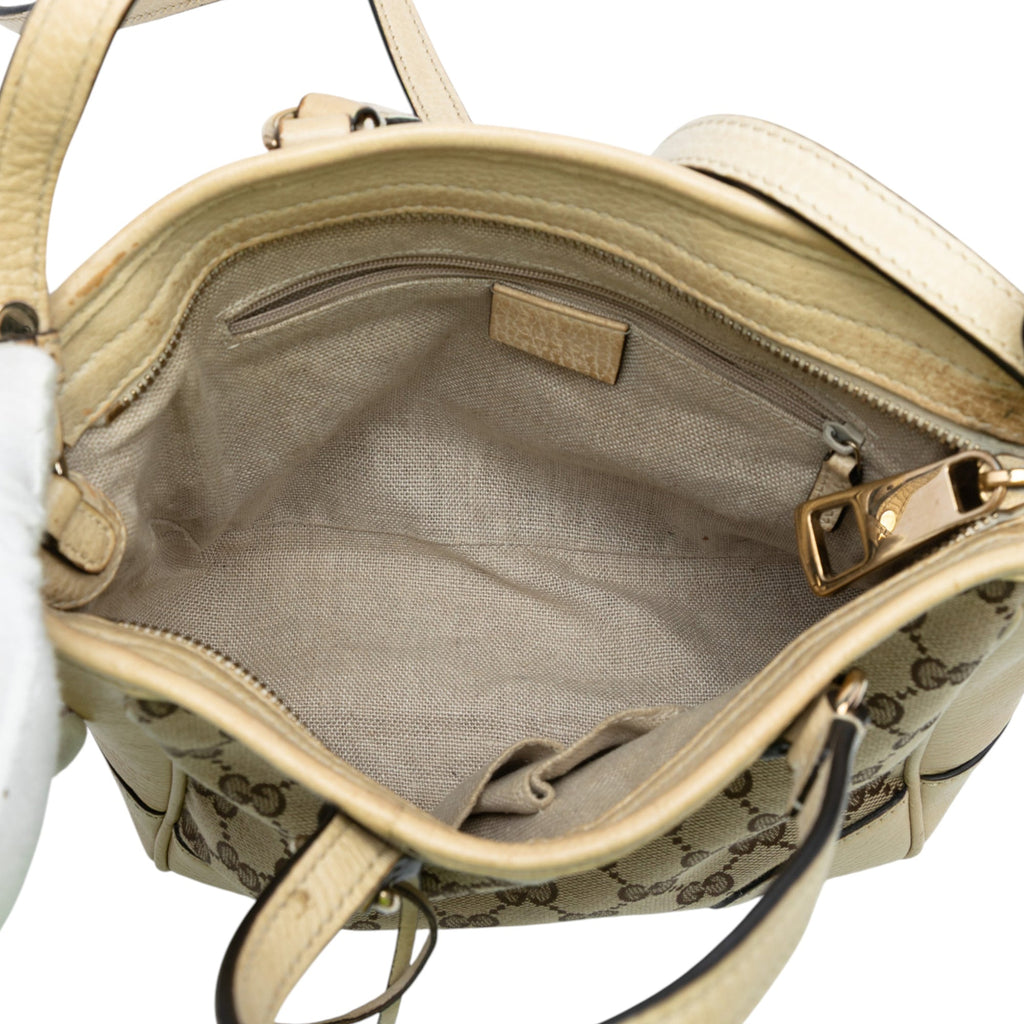 Bree Convertible Tote GG Canvas with Leather Small