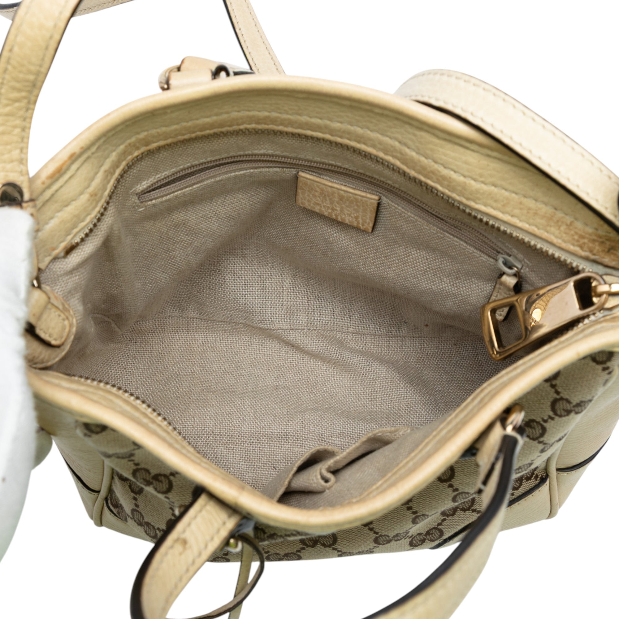 Bree Convertible Tote GG Canvas with Leather Small