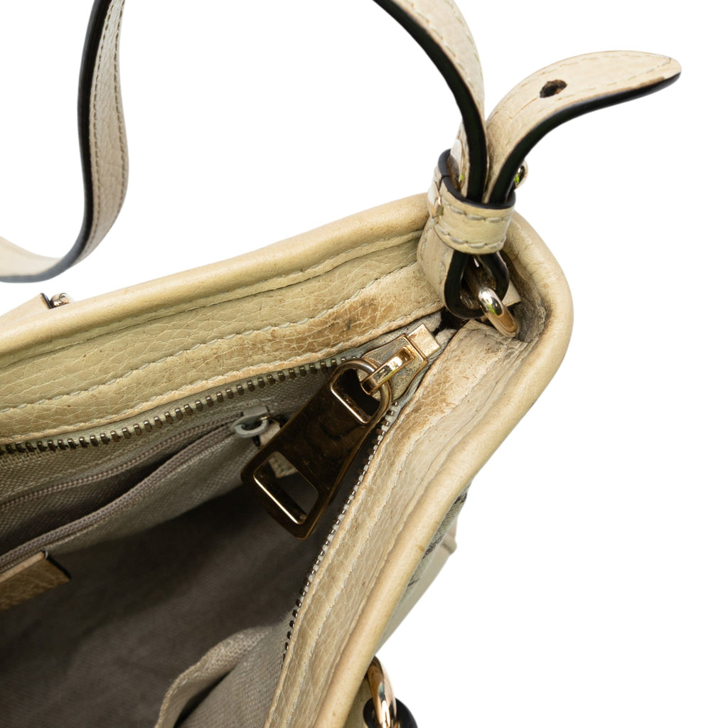 Bree Convertible Tote GG Canvas with Leather Small