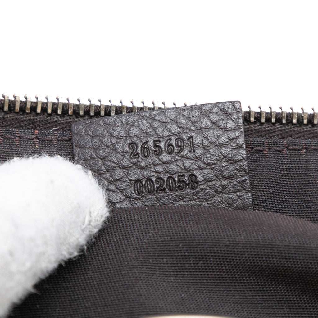 D Ring Messenger Bag GG Coated Canvas Small