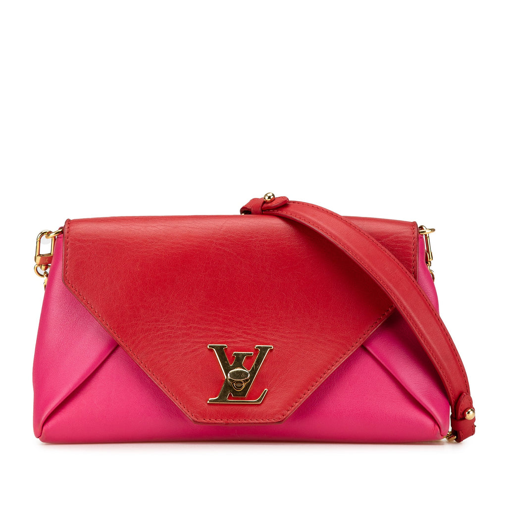 Love Note Chain Clutch Leather