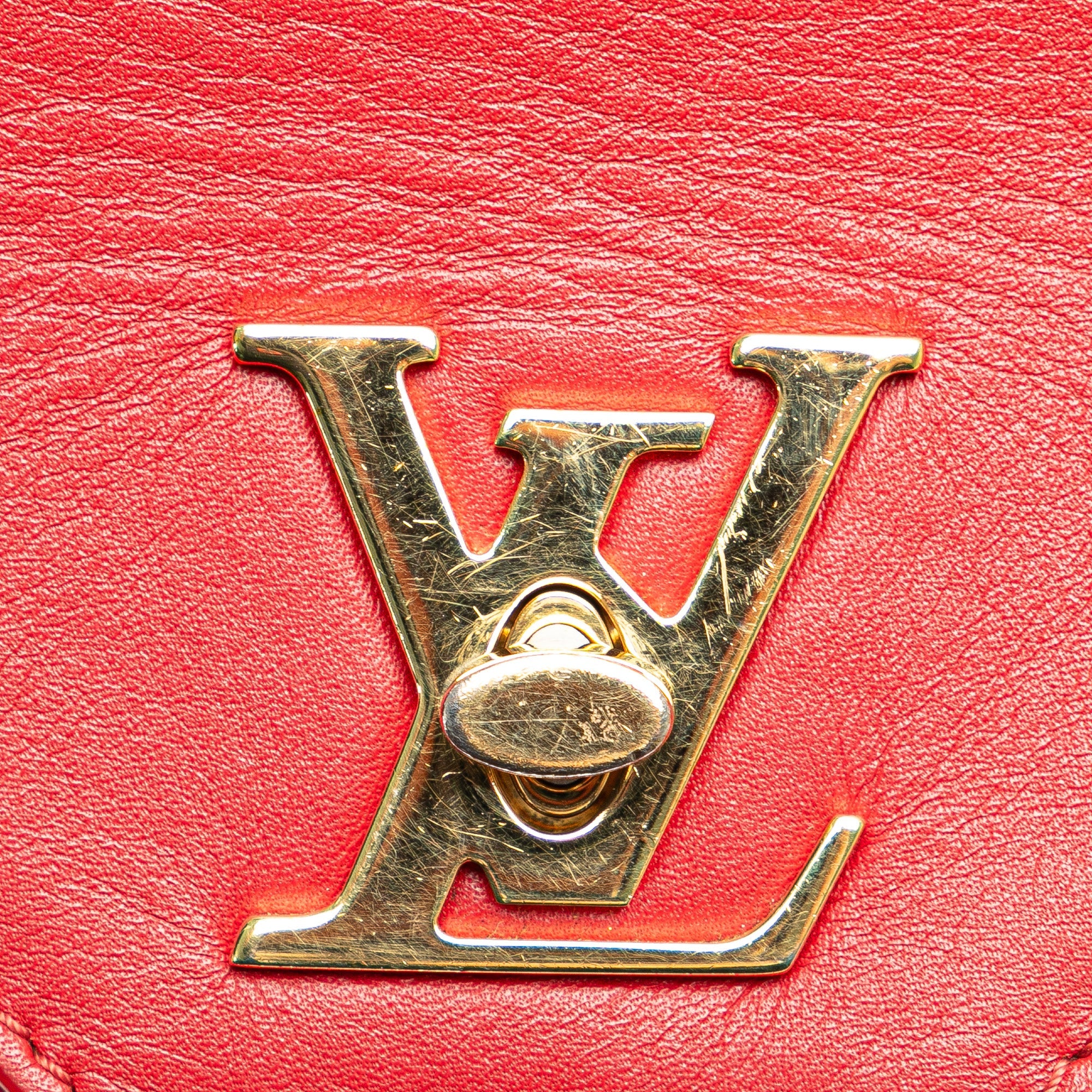 Love Note Chain Clutch Leather