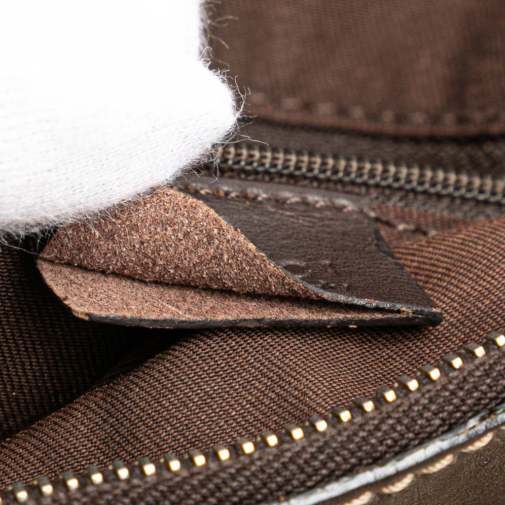 D Ring Messenger Bag GG Canvas Small