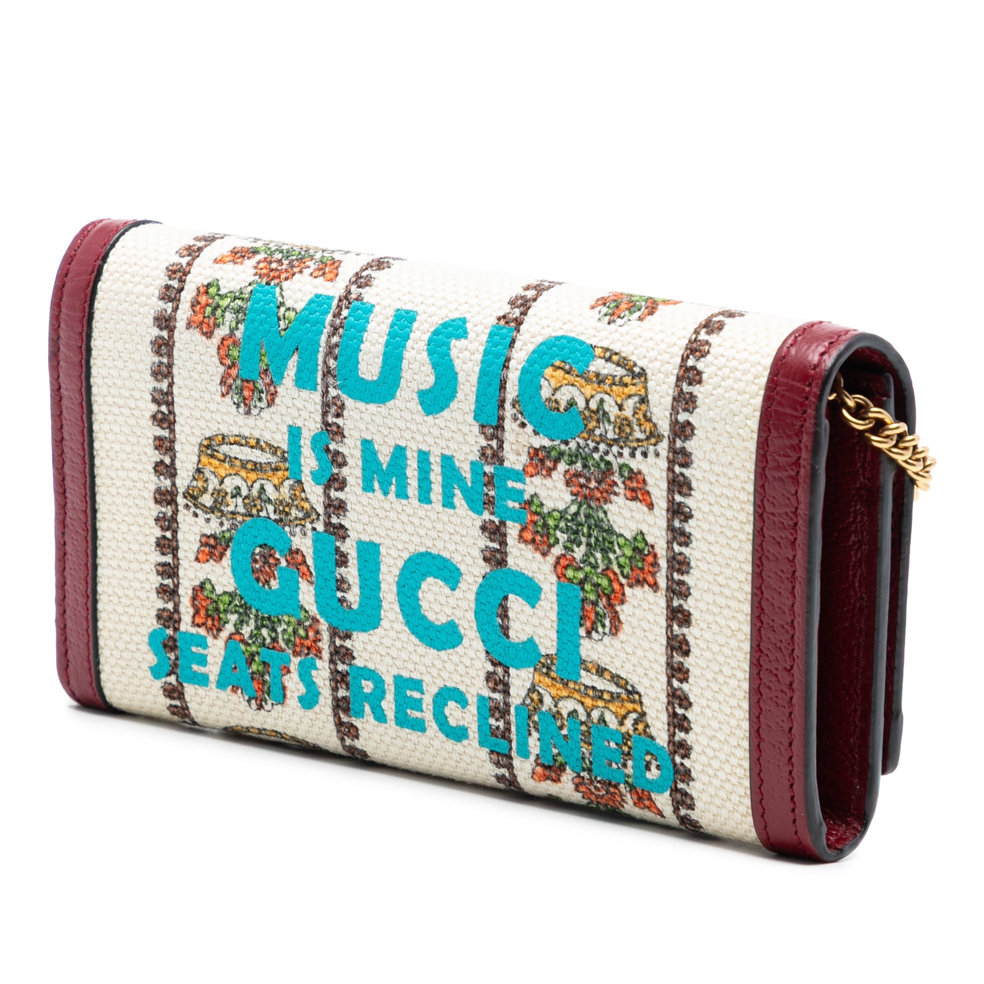 Chain Wallet Limited Edition 100 Centennial Printed Canvas