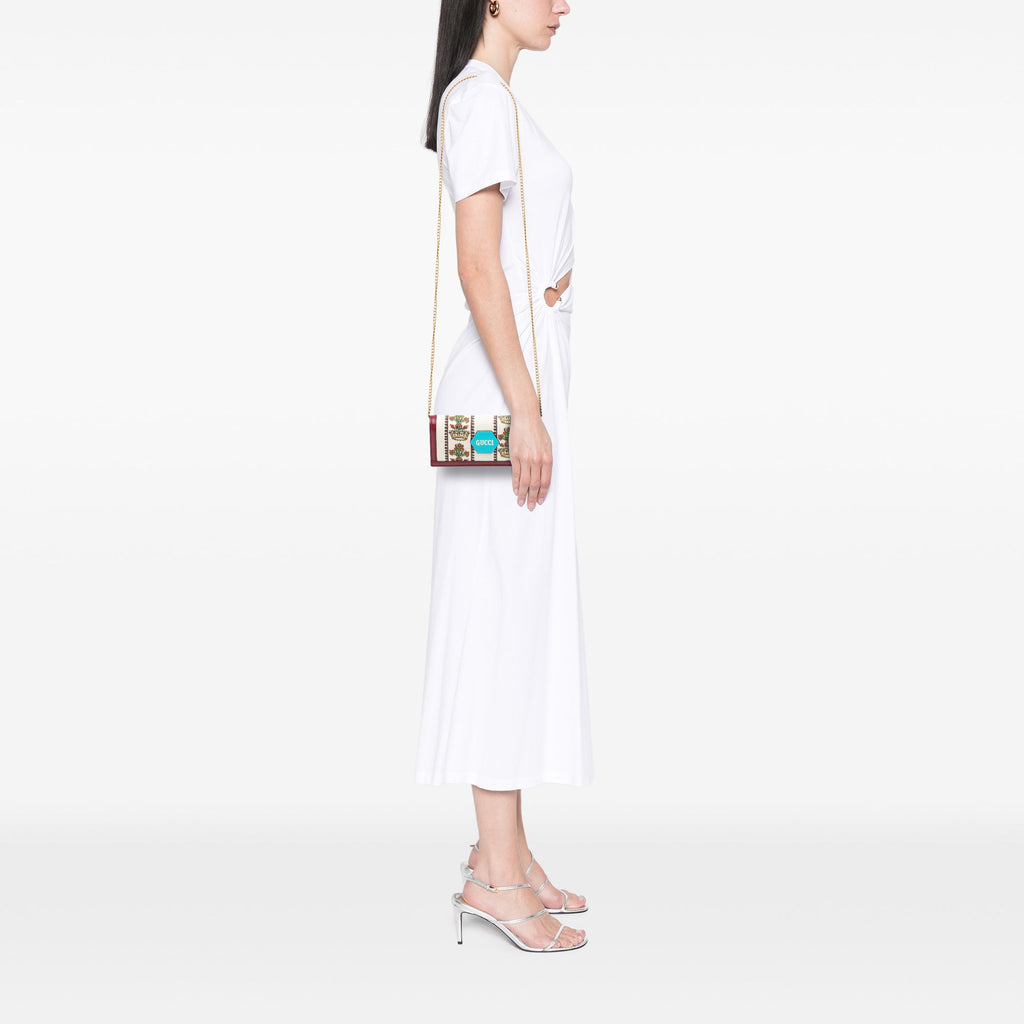 Chain Wallet Limited Edition 100 Centennial Printed Canvas