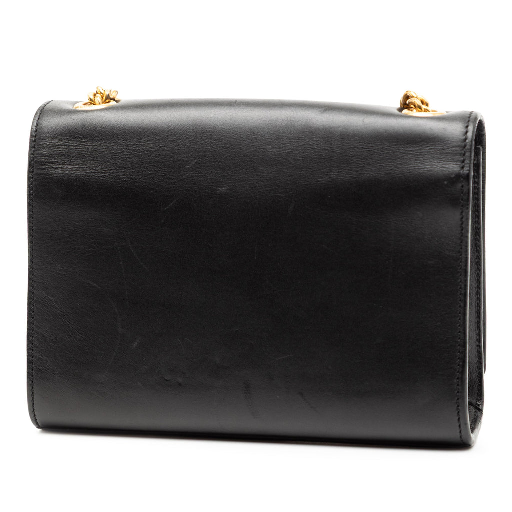 Classic Monogram Tassel Crossbody Bag Leather Small