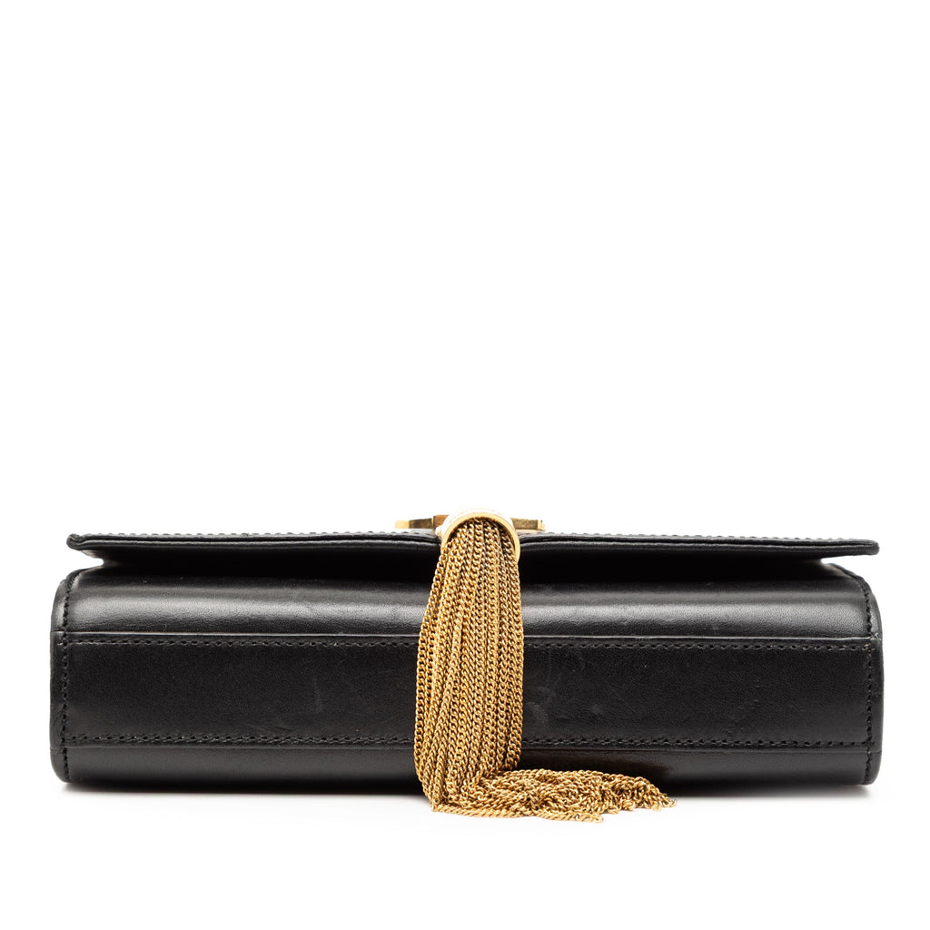 Classic Monogram Tassel Crossbody Bag Leather Small