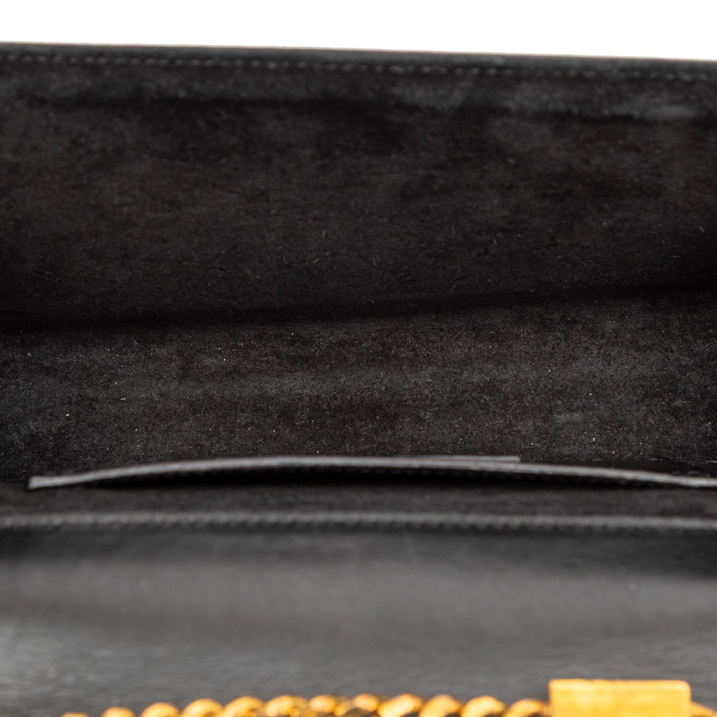 Classic Monogram Tassel Crossbody Bag Leather Small
