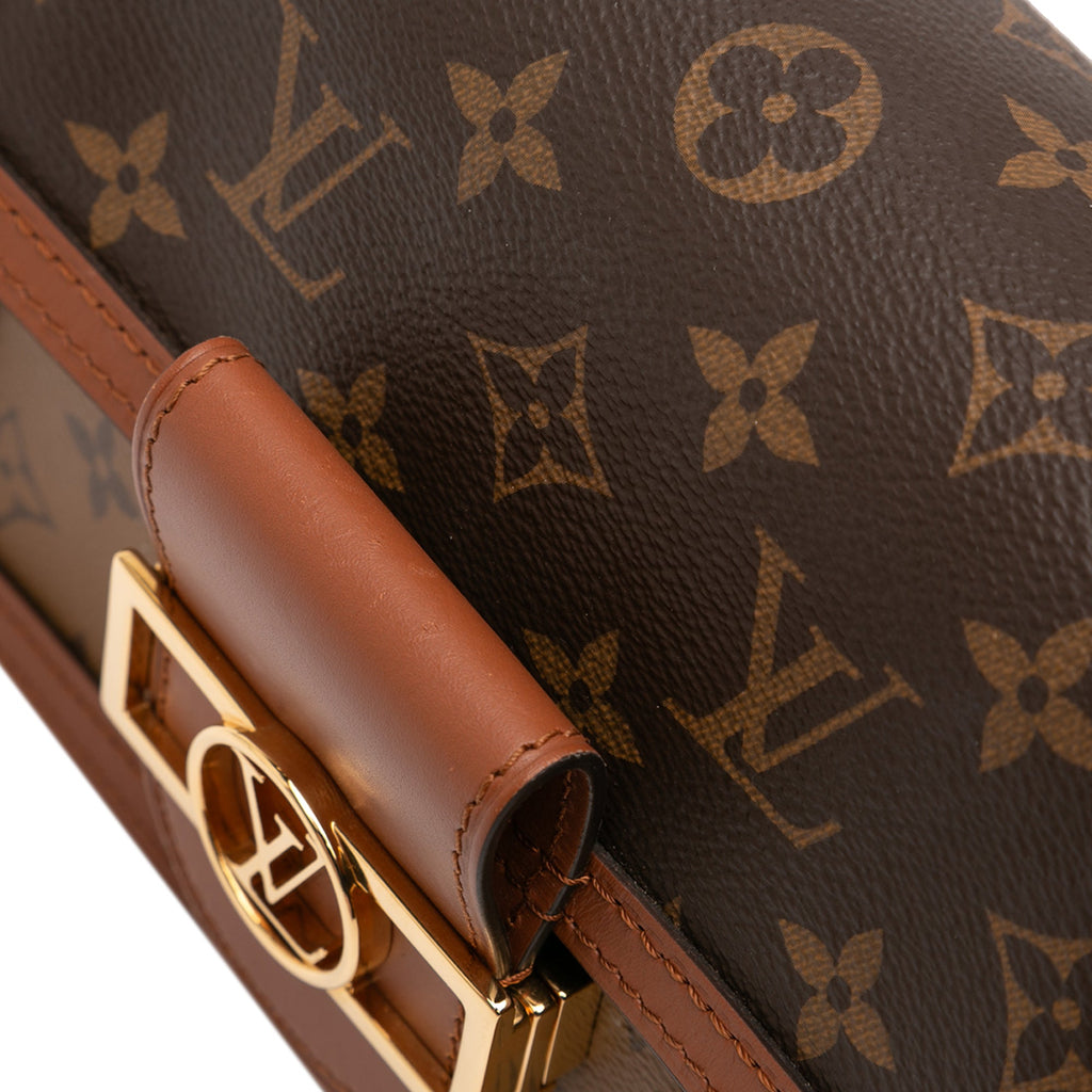 Dauphine Shoulder Bag Reverse Monogram Canvas Mini