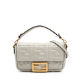 Baguette NM Bag Zucca Embossed Leather Medium