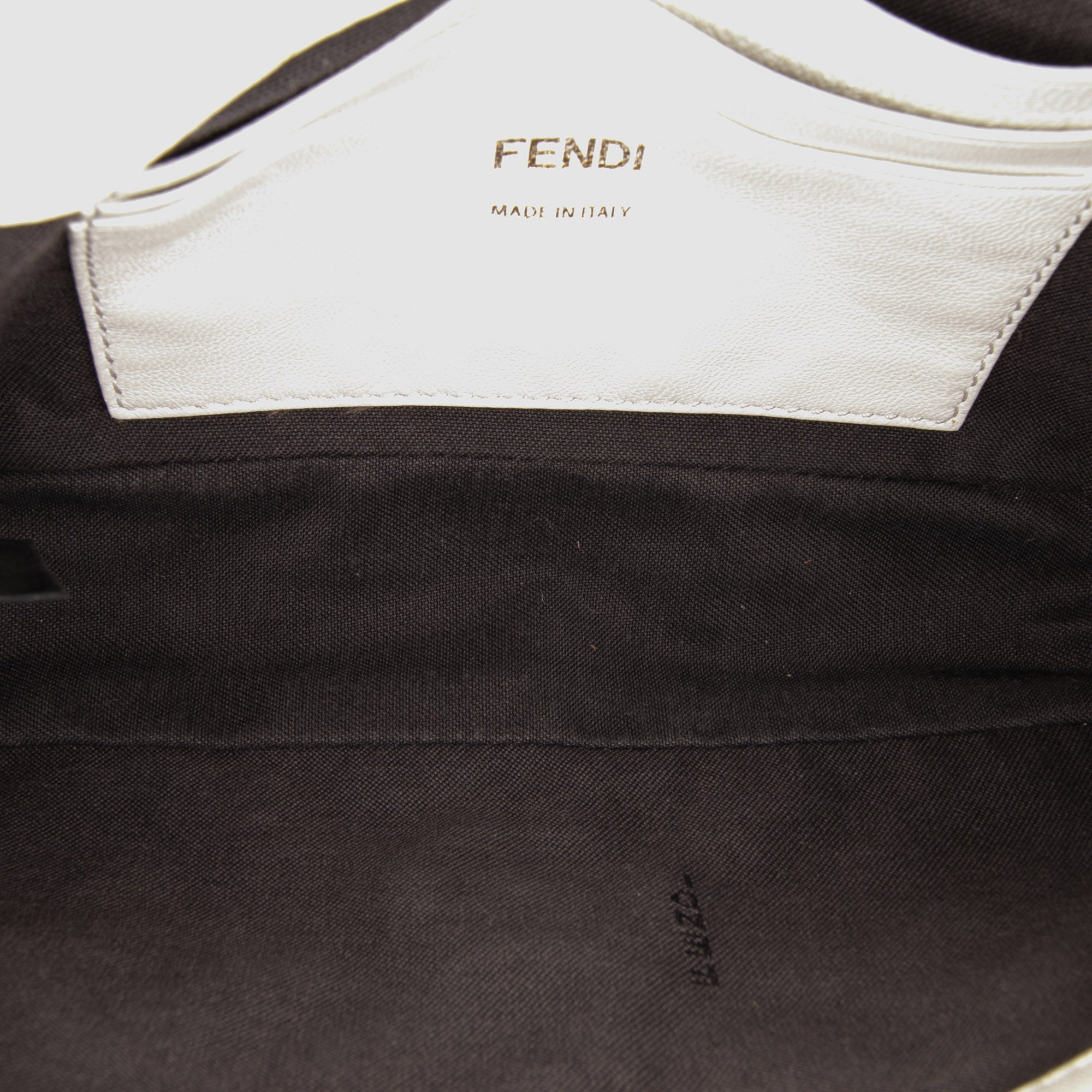 Baguette NM Bag Zucca Embossed Leather Medium