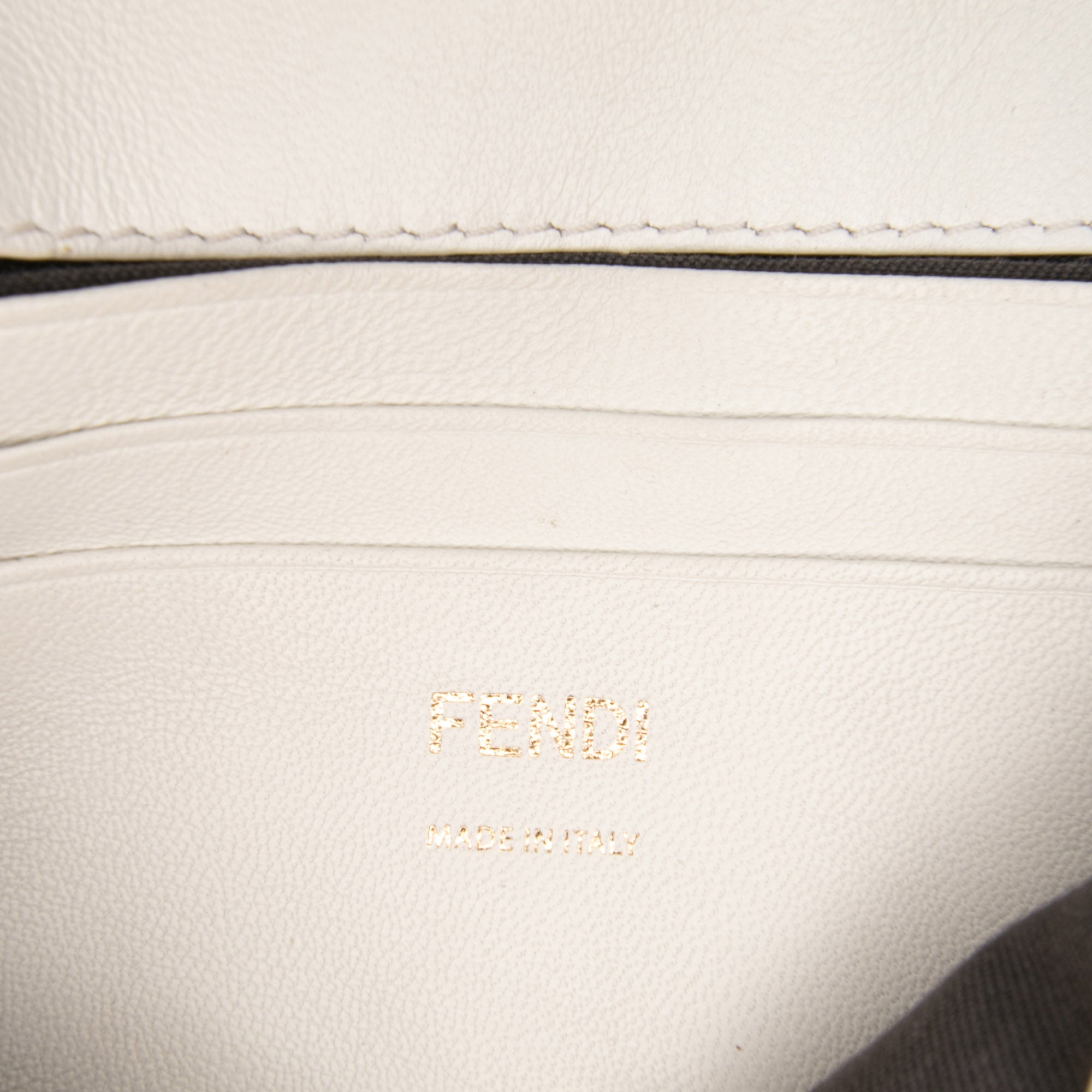 Baguette NM Bag Zucca Embossed Leather Medium