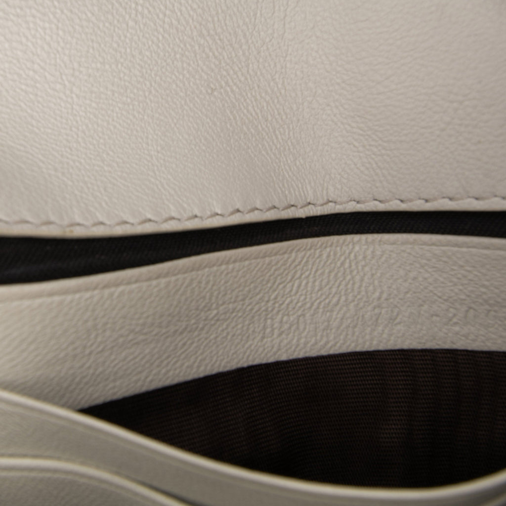 Baguette NM Bag Zucca Embossed Leather Medium