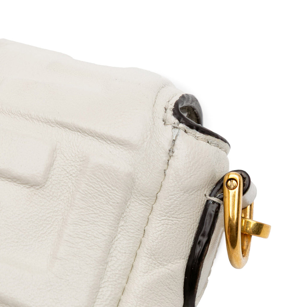 Baguette NM Bag Zucca Embossed Leather Medium